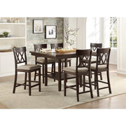 5716-24S2 Counter Height Chair, Double X Back, Set of 2 - 5716-24S2