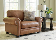 Carianna Caramel Sofa, Loveseat and Oversized Chair from Ashley - Lara Furniture