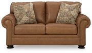 Carianna Caramel Sofa, Loveseat and Oversized Chair from Ashley - Lara Furniture
