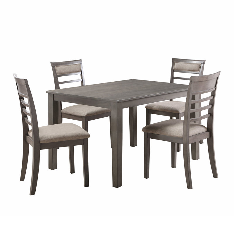 Lovell Gray 5 - Piece Dining Set - Lara FurnitureDining Room Set