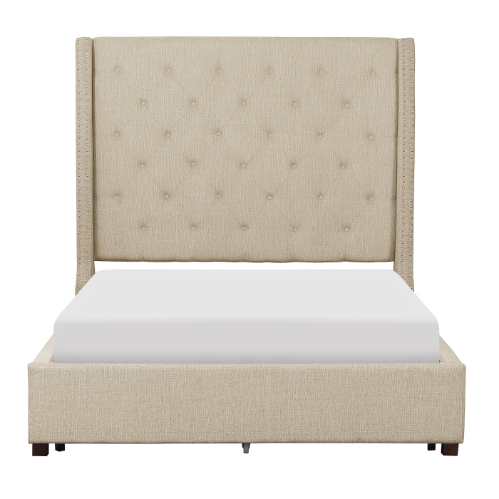 5877BE-1* (2)Queen Platform Bed - 5877BE-1*