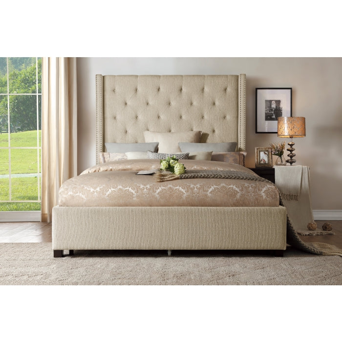 5877BE-1* (2)Queen Platform Bed - 5877BE-1*