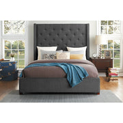5877FGY-1DW* (3)Full Platform Bed with Storage Footboard - 5877FGY-1DW*