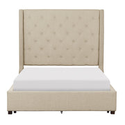 5877KBE-1CKDW* (3)California King Platform Bed with Storage Footboard - 5877KBE-1CKDW*