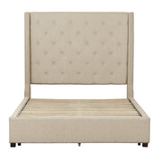 5877KBE-1CKDW* (3)California King Platform Bed with Storage Footboard - 5877KBE-1CKDW*