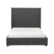 5877KGY-1CKDW* (3)California King Platform Bed with Storage Footboard - 5877KGY-1CKDW*