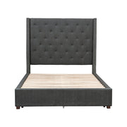5877KGY-1EKDW* (3)Eastern King Platform Bed with Storage Footboard - 5877KGY-1EKDW*
