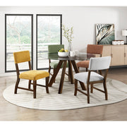 5898F4S Side Chair, Rust, Set of 2 - 5898F4S