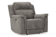 Next-Gen DuraPella Slate Power Reclining Sofa, Loveseat and Recliner -  Ashley - Lara Furniture