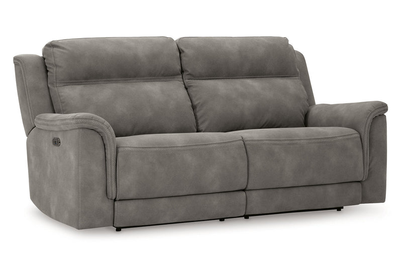 Next-Gen DuraPella Slate Power Reclining Sofa, Loveseat and Recliner -  Ashley - Lara Furniture