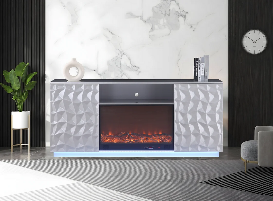 Salvador Silver TV Stand