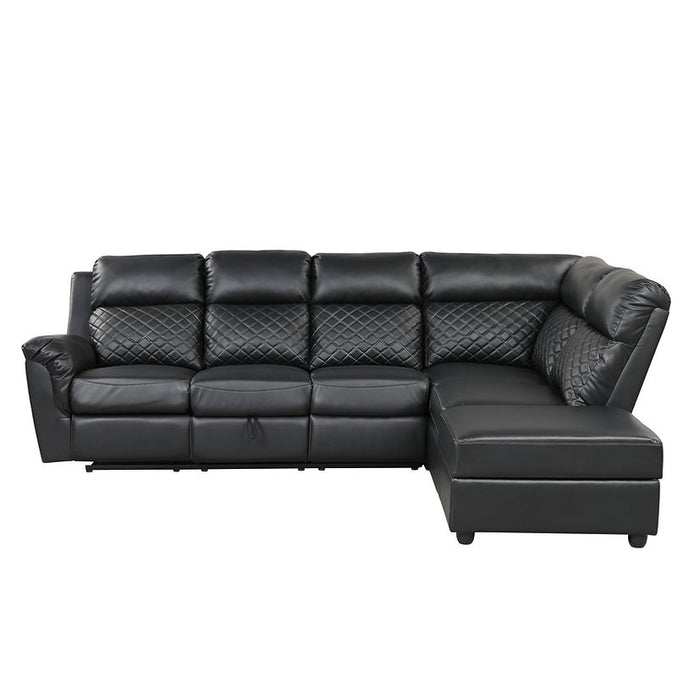 Charlotte Black Manuel Reclining Sectional