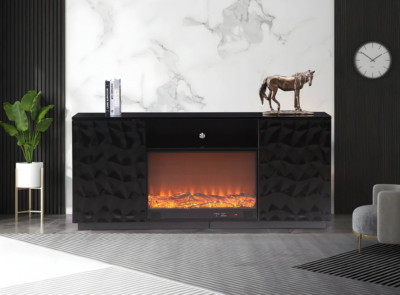 Salvador Black TV Stand