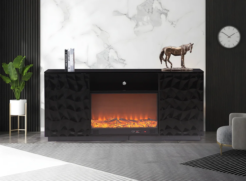 Salvador Black TV Stand