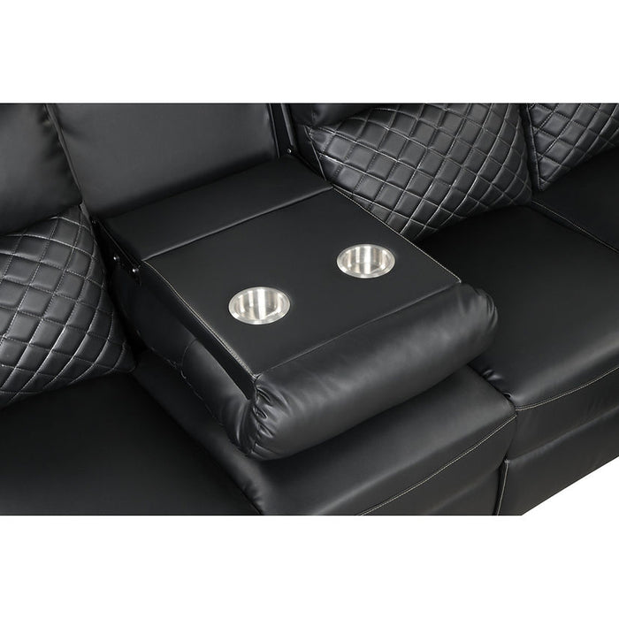 Charlotte Black Manuel Reclining Sectional