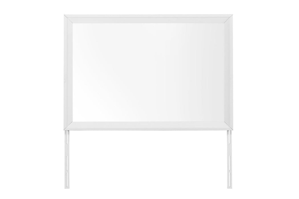 Jade White Panel Bedroom Set
