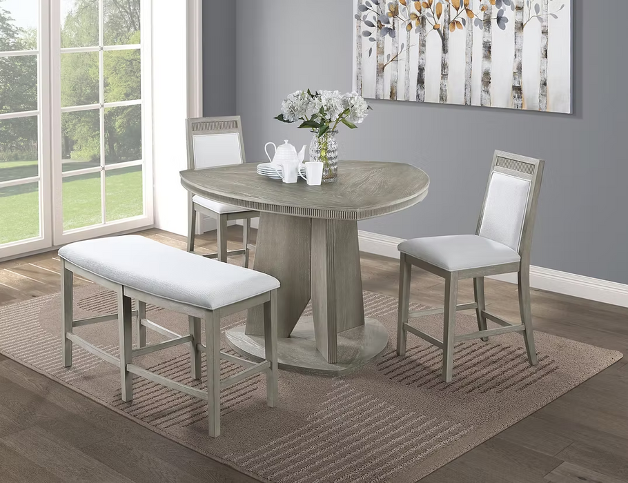 Clive  Gray Counter Height Dining Room Set