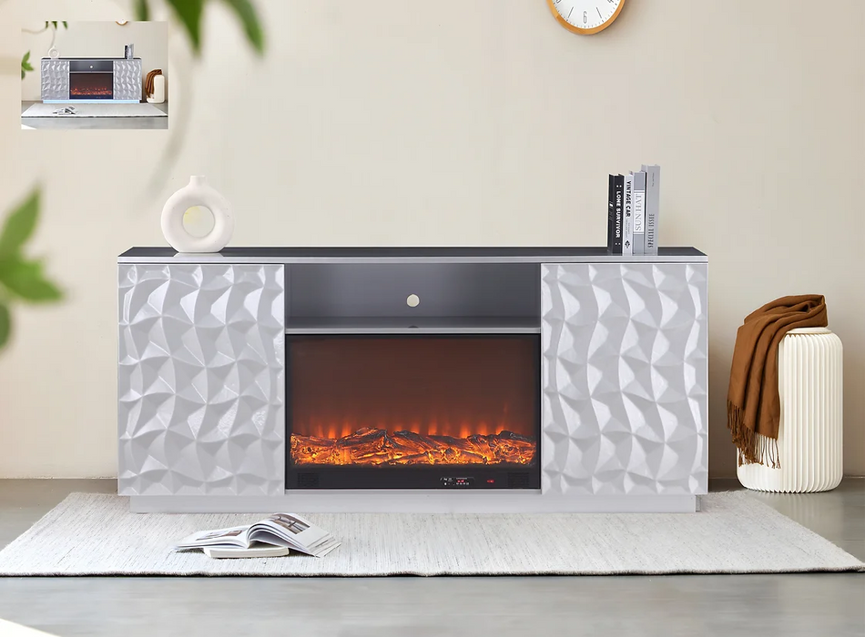 Salvador Silver TV Stand