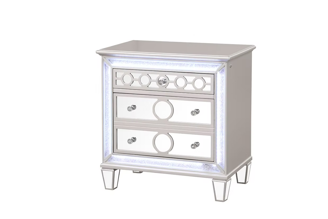 Gemma Black LED Bedroom Set