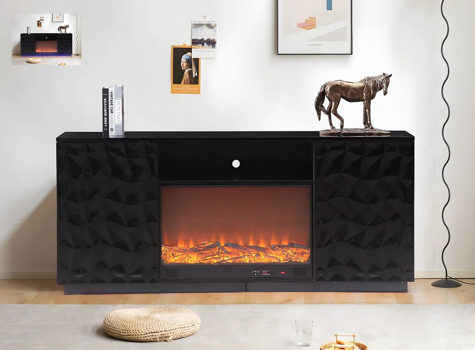 Salvador Black TV Stand