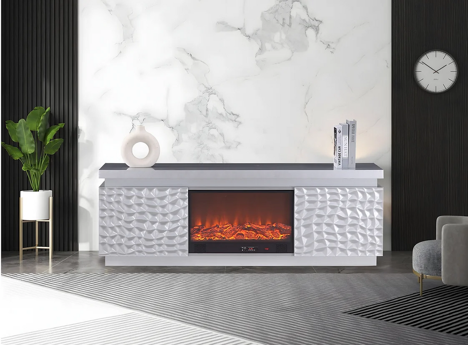 Bogota Silver TV Stand