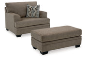 Stonemeade  Oversized Chair and Ottoman -  Ashley - Lara Furniture