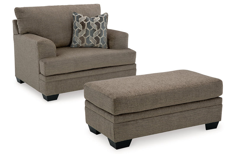 Stonemeade  Oversized Chair and Ottoman -  Ashley - Lara Furniture