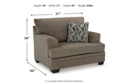 Stonemeade  Oversized Chair and Ottoman -  Ashley - Lara Furniture