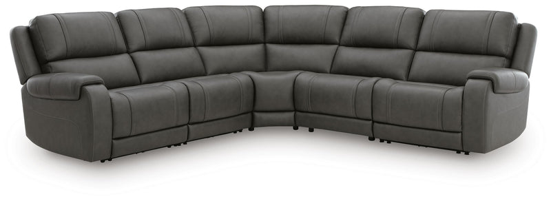 5Z - Pittson Anchor 5-Piece Power Reclining Sectional - PCU12600S4