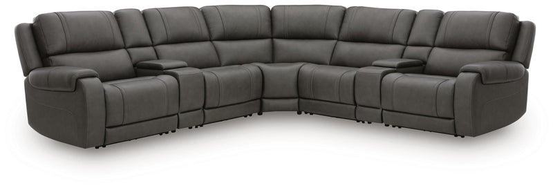 5Z - Pittson Anchor 7-Piece Power Reclining Sectional - PCU12600S10