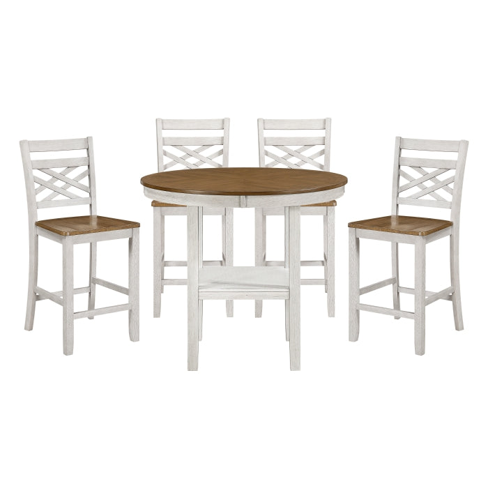 6022WH-36 5-Piece Pack Counter Height Set - 6022WH-36