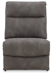 Next-Gen Durapella Slate 5-Piece Power Reclining Sectional from Ashley - Lara Furniture