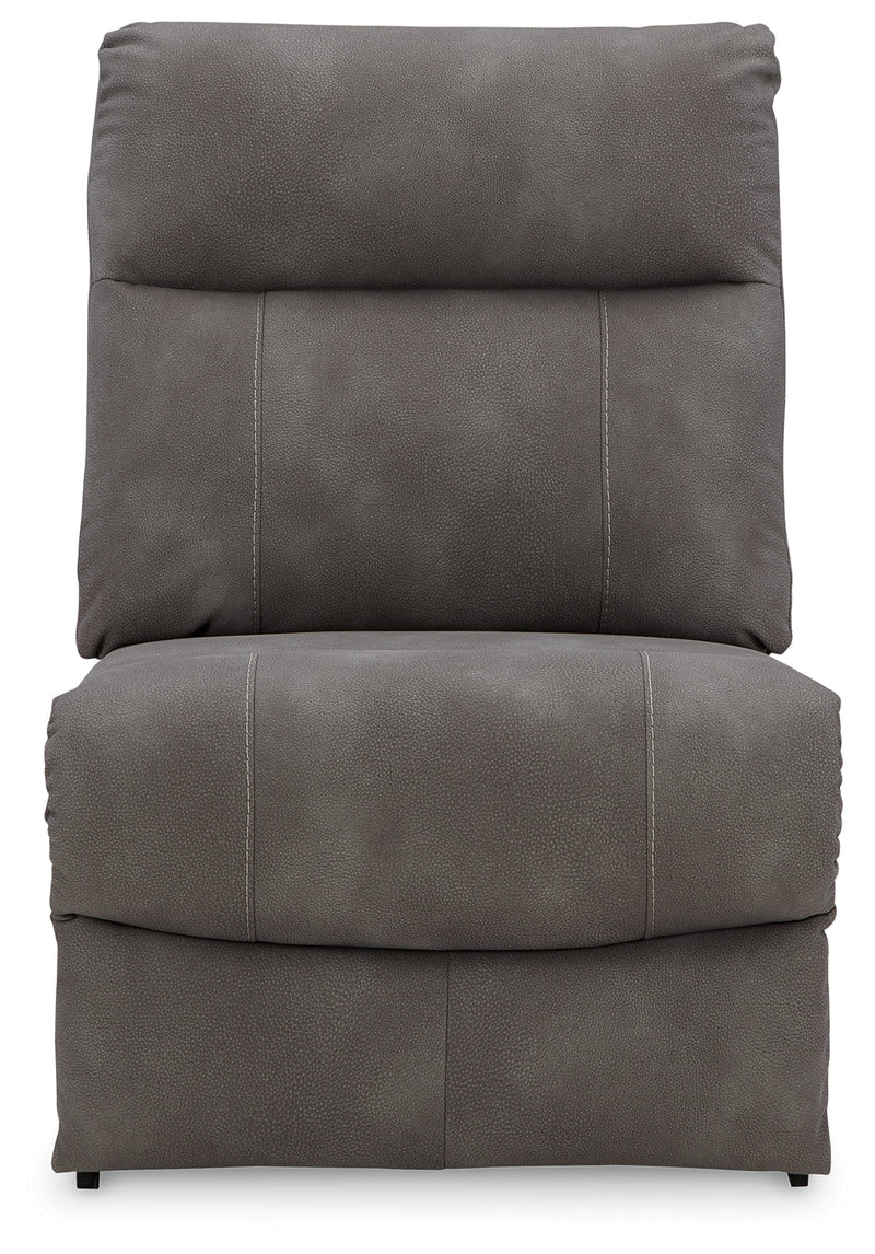 Next-Gen Durapella Slate 4-Piece Power Reclining Sectional from Ashley - Lara Furniture