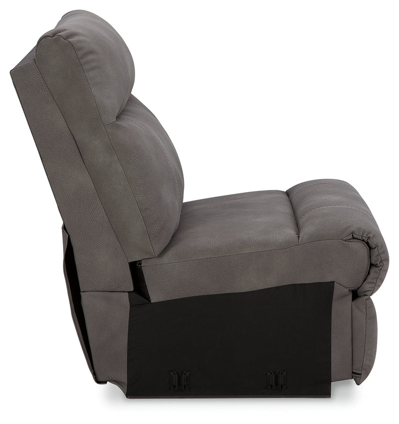 Next-Gen Durapella Slate 5-Piece Power Reclining Sectional from Ashley - Lara Furniture