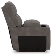 Next-Gen Durapella Slate 5-Piece Power Reclining Sectional from Ashley - Lara Furniture