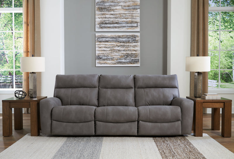 Next-Gen Slate DuraPella Sofa and Loveseat from Ashley - Lara Furniture