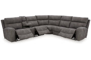 Next-Gen DuraPella Slate 6-Piece Power Reclining Sectional -  Ashley - Lara Furniture