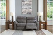 Next-Gen DuraPella Slate 2-Piece Power Reclining Sectional Loveseat -  Ashley - Lara Furniture