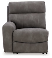 Next-Gen Durapella Slate 5-Piece Power Reclining Sectional from Ashley - Lara Furniture