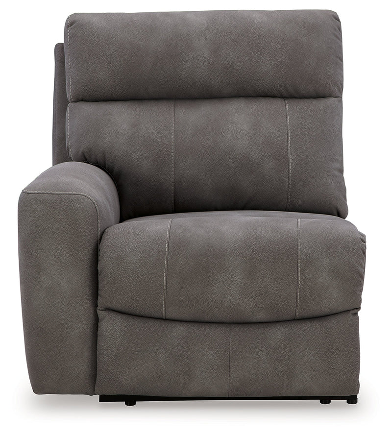 Next-Gen Durapella Slate 4-Piece Power Reclining Sectional from Ashley - Lara Furniture