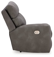 Next-Gen Durapella Slate 5-Piece Power Reclining Sectional from Ashley - Lara Furniture