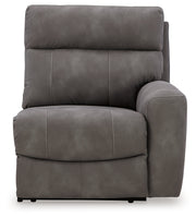 Next-Gen Durapella Slate 5-Piece Power Reclining Sectional from Ashley - Lara Furniture