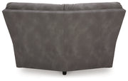 Next-Gen Durapella Slate 4-Piece Power Reclining Sectional from Ashley - Lara Furniture