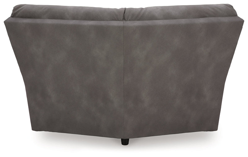Next-Gen Durapella Slate 4-Piece Power Reclining Sectional from Ashley - Lara Furniture