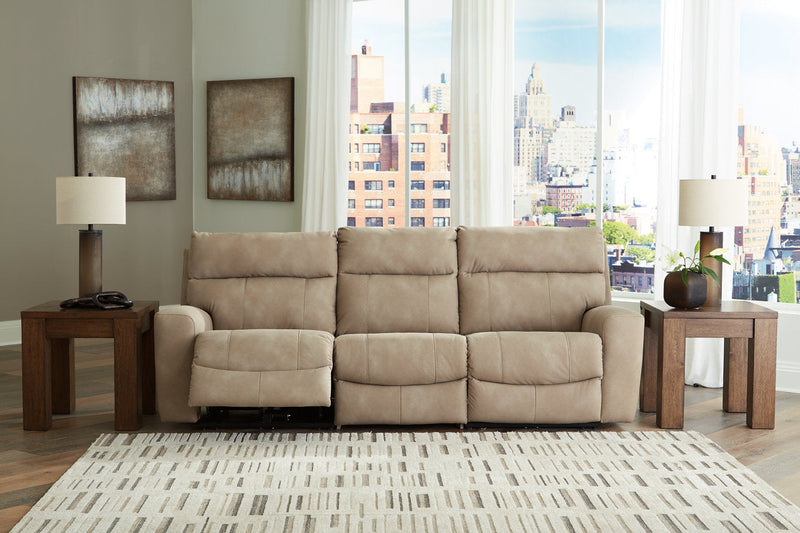 Next-Gen DuraPella Sand 3-Piece Power Reclining Sectional Sofa -  Ashley - Lara Furniture