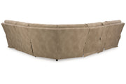 Next-Gen DuraPella Sand 6-Piece Power Reclining Sectional -  Ashley - Lara Furniture