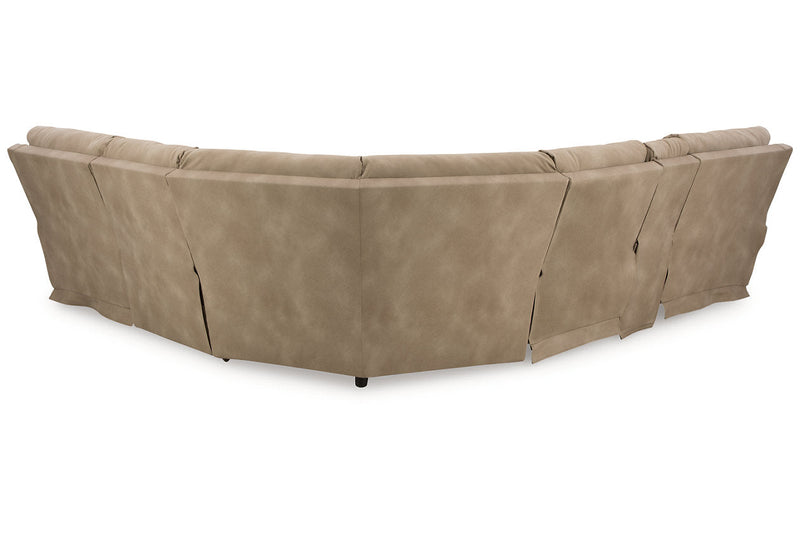 Next-Gen DuraPella Sand 6-Piece Power Reclining Sectional -  Ashley - Lara Furniture
