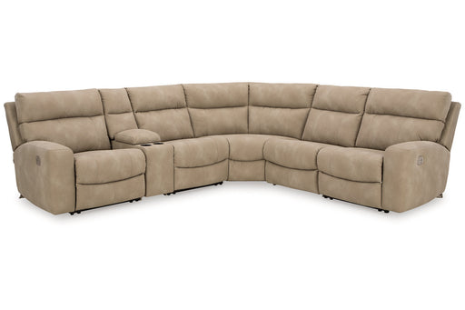 Next-Gen DuraPella Sand 6-Piece Power Reclining Sectional -  Ashley - Lara Furniture