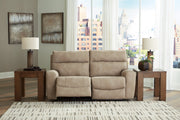 Next-Gen DuraPella Sand 2-Piece Power Reclining Sectional Loveseat -  Ashley - Lara Furniture