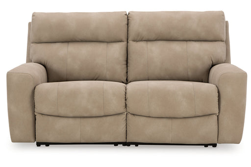 Next-Gen DuraPella Sand 2-Piece Power Reclining Sectional Loveseat -  Ashley - Lara Furniture